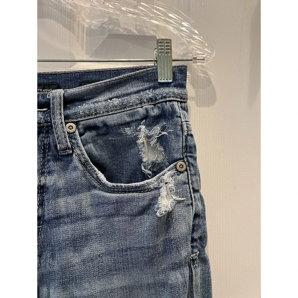 BKE Buckle Jake Straight Leg Stretch Jeans Men's 28x32 Blue Denim Pants ABP16297